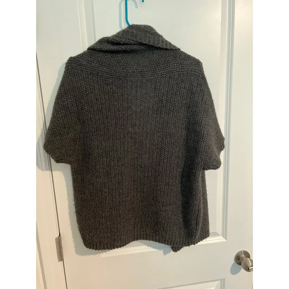 Ann Taylor Wool Alpaca Blend Knit Cardigan – Size Small – Gray